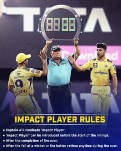 ipl impact player rule foreign players